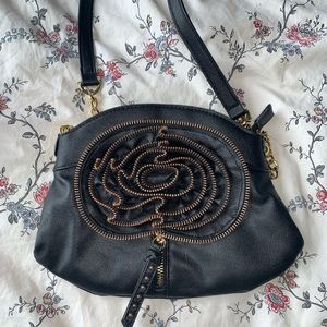 Olivia and joy black and brown floral bag